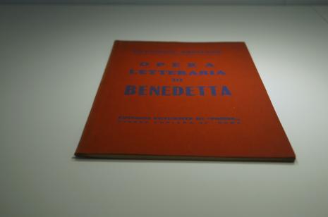 Dokumentacha wystawy - 'Opera Letteraria di Benedetta' Francesco Orestano