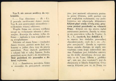 Regulamin Firmy Portretowej prowadzonej Stanisława Ignacego Witkiewicza w Warszawie, 1928