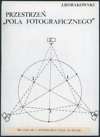 Józef Robakowski, Przestrzeń pola fotograficznego, fot. cz.-b., 23 x 16,8 cm