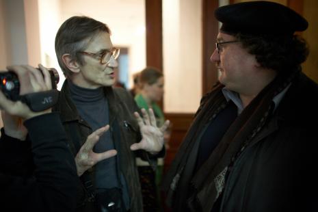 Grzegorz Borkowski (Galeria XX1 w Warszawie) w rozmowie z artystą Cezarym Bodzianowskim
