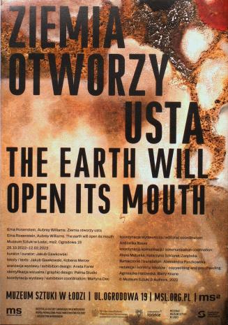 [Folder] Erna Rosenstein, Aubrey Williams. Ziemia otworzy usta/ The Earth Will Open Its Mouth [...]