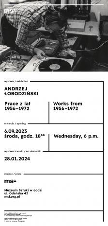 [Zaproszenie] Andrzej Łobodziński. Prace z lat 1956-1972/Works from 1956-1972 [...]