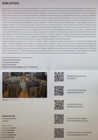 [Informator/folder] Digitalizacja zbiorów Muzeum Sztuki w Łodzi