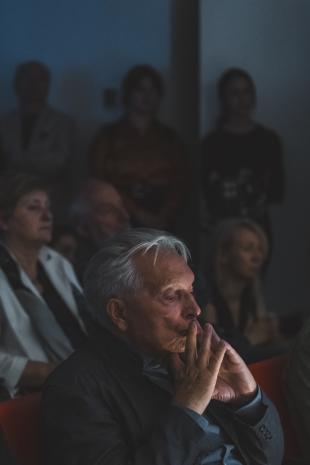 Na pierwszym planie prof. Zygmunt Krauze