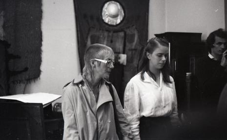 Żona i córka artysty: Eva Beuys i Jessyka Beuys