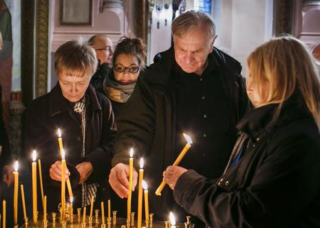 Od lewej: Jadwiga Sawicka, Marta Bosowska, Józef Robakowski, Maria Morzuch (Dział Sztuki Nowoczesnej)