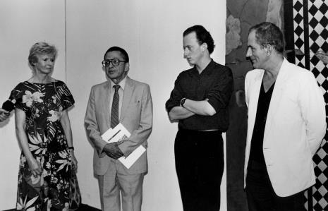 Od lewej Joan Hills, dyr. Ryszard Stanisławski (ms), Sebastian Boyle, Mark Boyle