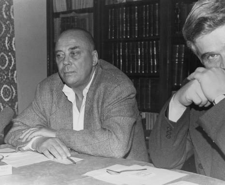 Günther Uecker i dr Jacek Ojrzyński (DDN)