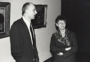 Wizyta Marty Fik w Muzeum Sztuki oraz spotkanie w Rezydencji 