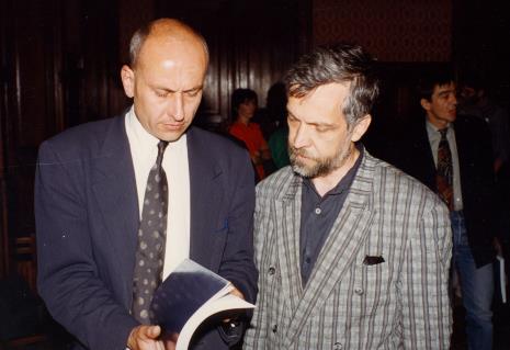 Dyr. Jaromir Jedliński (ms) i Lech Leszczyński (Urząd Miasta Łodzi)