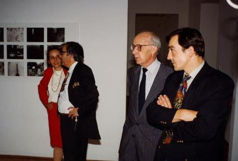 Od lewej Odile Plassard (Musée d’Art Contemporain, Lyon), Vehe Muradian (wicemer Lyonu), Alain Bry (ambasador Francji), Thiery Pratt (wicedyrektor Musée d’Art Contemporain, Lyon)