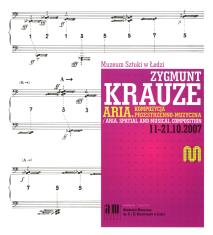 [Zaproszenie] Zygmunt Krauze. Aria. Kompozycja przestrzenno-muzyczna. / Zygmunt Krauze. Aria. Spatial and music composition. [...] 