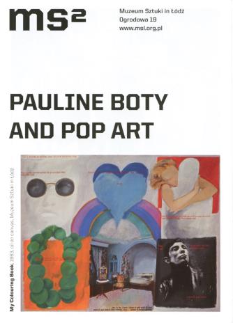 [Ulotka/Folder] Pauline Boty i Pop Art. 