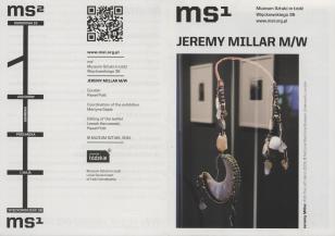 [Ulotka/Folder]  Jeremy Millar M/W. 