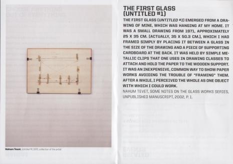 [Ulotka/Folder] NahumTevet: Works on glass, 1972-1975. 