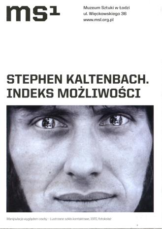 [Ulotka/Folder] Stephen Kaltenbach. Indeks możliwości. 