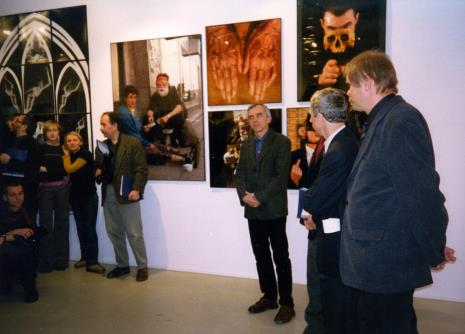Publiczność i organizatorzy wystawy